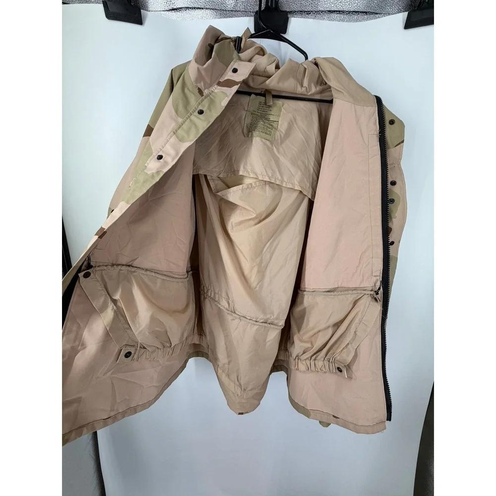 US Military DCU Goretex Cold Weather All Purpose Desert Wet Wind Size Large-Long